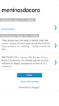 Mobile Screenshot of meninosdocoro.blogspot.com
