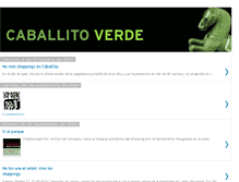 Tablet Screenshot of caballitoverde.blogspot.com