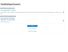 Tablet Screenshot of footballsportsnews2.blogspot.com