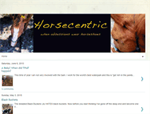 Tablet Screenshot of horsecentric.blogspot.com