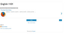 Tablet Screenshot of 4english1101.blogspot.com