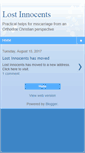 Mobile Screenshot of lostinnocentsorthodox.blogspot.com
