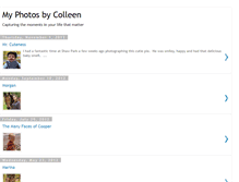 Tablet Screenshot of myphotosbycolleen.blogspot.com