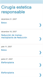 Mobile Screenshot of cirugiaesteticaresponsable.blogspot.com