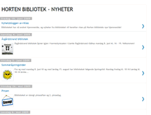 Tablet Screenshot of hortenbibliotek.blogspot.com