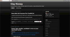 Desktop Screenshot of claykinney.blogspot.com