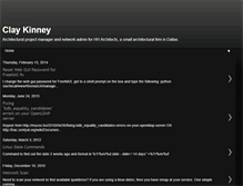 Tablet Screenshot of claykinney.blogspot.com