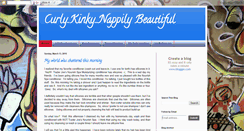 Desktop Screenshot of curlykinkybeauty.blogspot.com