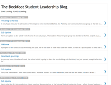 Tablet Screenshot of beckfootslg.blogspot.com