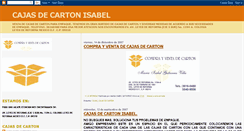 Desktop Screenshot of cajasdecartonisabel.blogspot.com