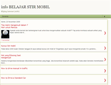 Tablet Screenshot of belajarstirmobil.blogspot.com