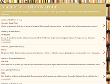Tablet Screenshot of diariosdecafeconleche.blogspot.com