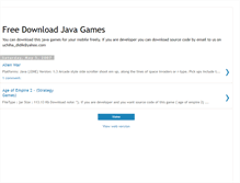 Tablet Screenshot of java-game.blogspot.com
