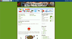 Desktop Screenshot of clubpenguin-info.blogspot.com