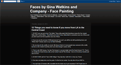 Desktop Screenshot of facesbygina.blogspot.com
