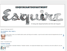 Tablet Screenshot of esquireartdepart.blogspot.com