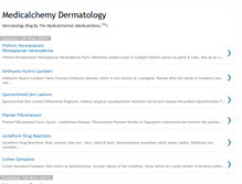 Tablet Screenshot of medicalchemy-dermatology.blogspot.com