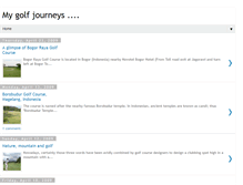 Tablet Screenshot of golfjourneys.blogspot.com