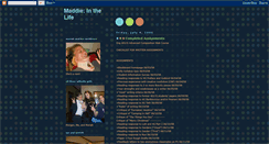 Desktop Screenshot of maddieinthelife.blogspot.com