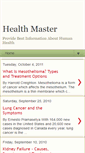 Mobile Screenshot of healthmaster2009.blogspot.com