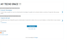 Tablet Screenshot of mytecnospace.blogspot.com