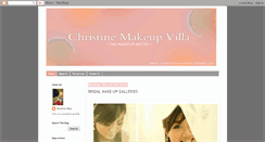 Desktop Screenshot of christine-makeupvilla.blogspot.com