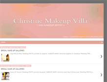 Tablet Screenshot of christine-makeupvilla.blogspot.com