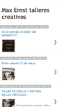 Mobile Screenshot of maxernsttallerescreativos.blogspot.com