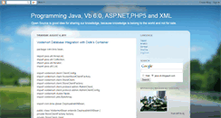 Desktop Screenshot of java-vb.blogspot.com