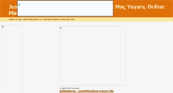 Desktop Screenshot of justintv-ligtv-izle.blogspot.com
