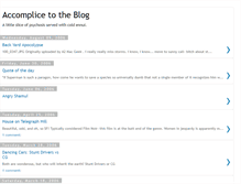Tablet Screenshot of accomplicetotheblog.blogspot.com