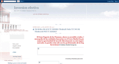Desktop Screenshot of inversionefectiva.blogspot.com