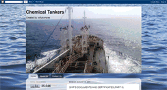 Desktop Screenshot of chemical-tankers.blogspot.com