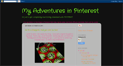 Desktop Screenshot of myadventuresinpinterest.blogspot.com