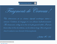 Tablet Screenshot of fragments-de-cerveau.blogspot.com