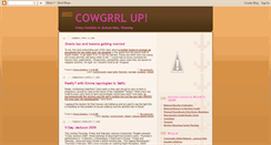 Desktop Screenshot of cowgrrlup.blogspot.com