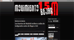 Desktop Screenshot of movimiento15mbejar.blogspot.com