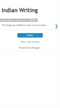 Mobile Screenshot of indianwriting.blogspot.com