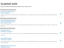 Tablet Screenshot of islamisasisains.blogspot.com