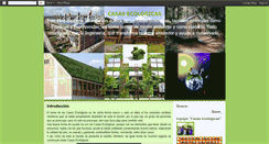 Desktop Screenshot of casas-ecologicas.blogspot.com