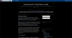 Desktop Screenshot of chocolatefountainhire.blogspot.com