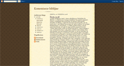 Desktop Screenshot of komentarzebiblijne.blogspot.com