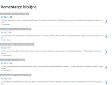 Tablet Screenshot of komentarzebiblijne.blogspot.com