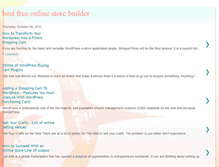 Tablet Screenshot of bestfreeonlinestorebuilder.blogspot.com