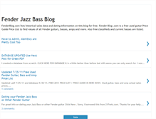 Tablet Screenshot of fenderjazzbassblog.blogspot.com