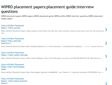 Tablet Screenshot of a2z-wipro.blogspot.com