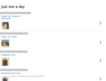 Tablet Screenshot of just1aday.blogspot.com