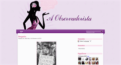 Desktop Screenshot of aobservadorista.blogspot.com