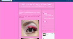 Desktop Screenshot of makeupaddictionoverload.blogspot.com