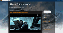 Desktop Screenshot of harrypottersroom.blogspot.com